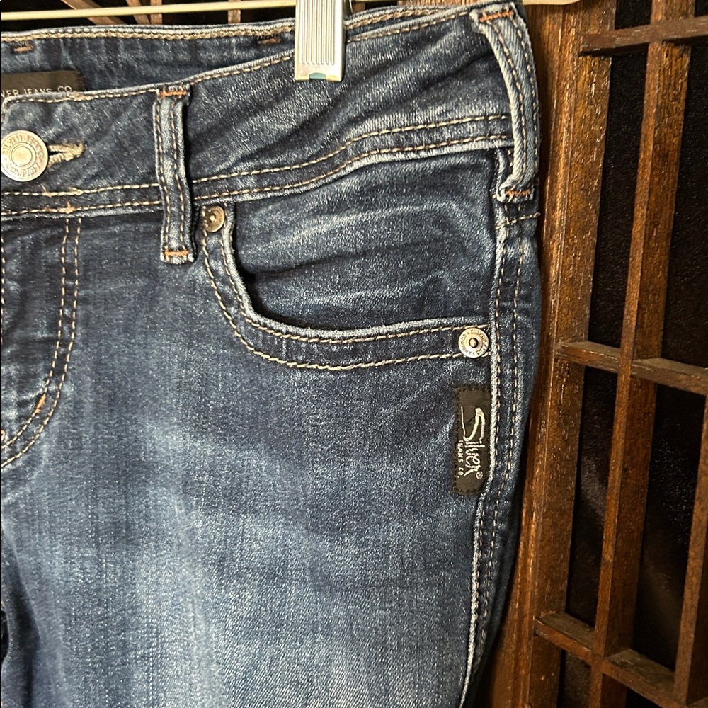 SILVER SUKI SUPER SKINNY JEANS 30/31 - Picture 5 of 12